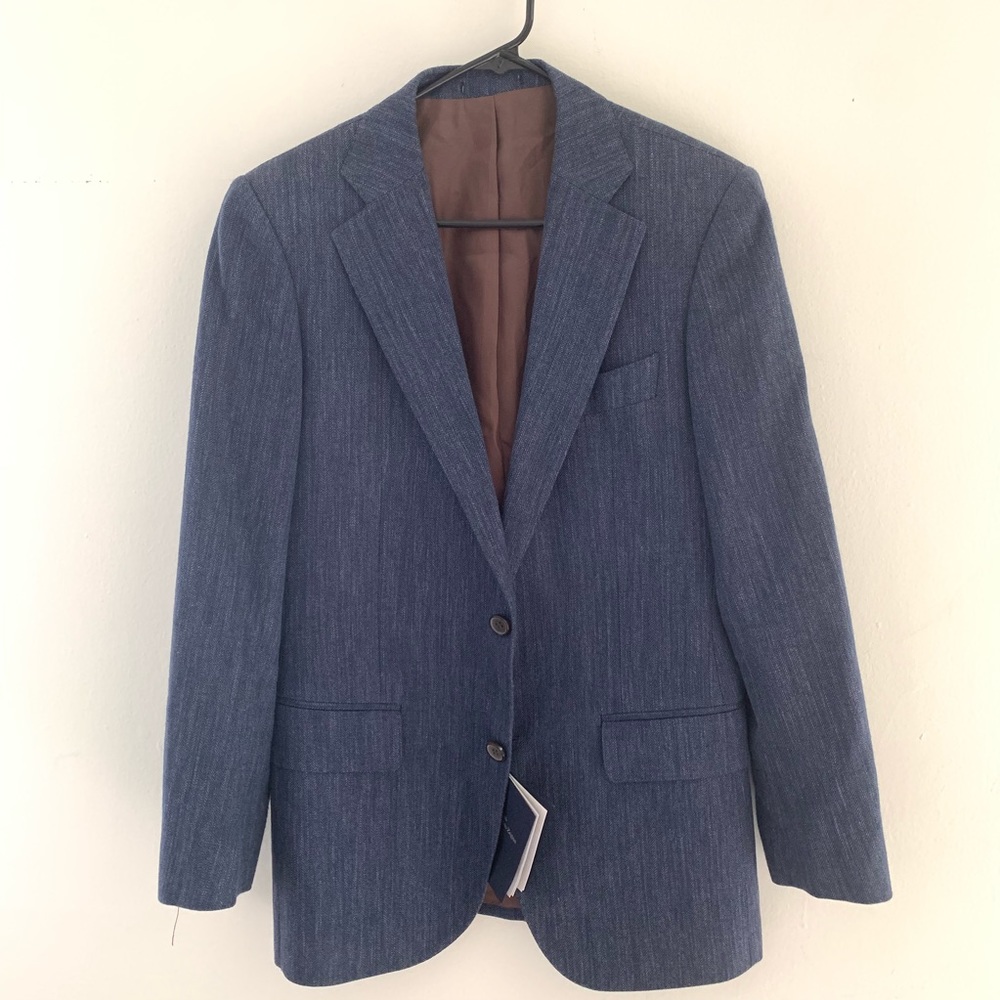 Ermenegildo Zegna Men's Solid Wool Suit - Navy